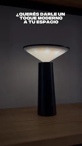 Lámpara De Mesa Genérica-62 Led Usb Negra 19 Cm