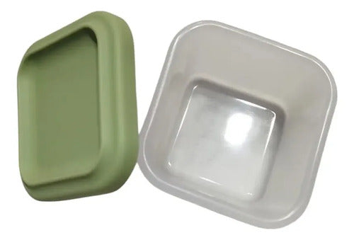 Tupper de Silicona Nirá para Alimentación de Bebés Verde Oliva · 17614 · foto 03