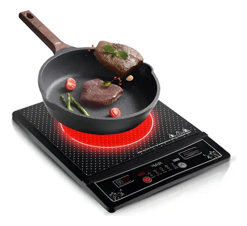 Cocina Inducción De Una Hornalla Control Negro
