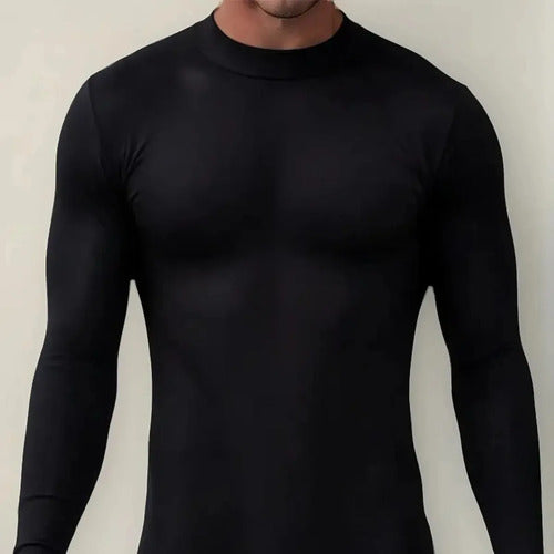 Remera Térmica Yakka Manga Larga Unisex Negro Talle XXL · 17022 · foto 01