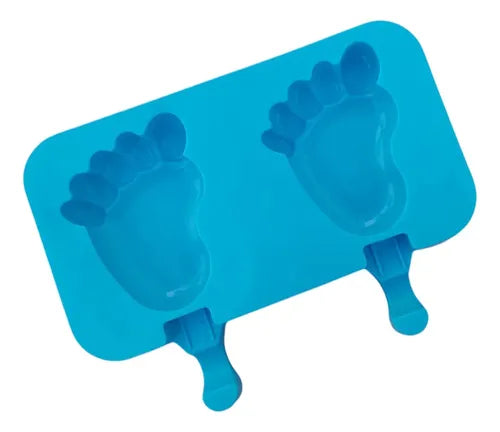 Molde Silicona Helado 2cavidades Pie