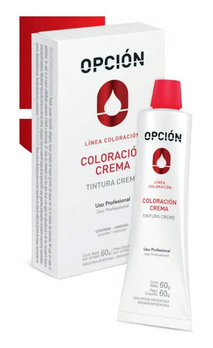 Tintura Crema Profesional Opcion Coloracion 60g 32 Pomos Tono 82 - Rubio Claro Nancarado · 17501 · foto 02