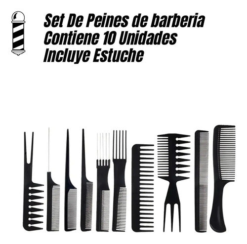 Kit Combo de Barbería y Peluquería Tijeras Capa Rociador y Navaja · 17191 · foto 02