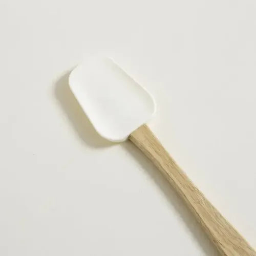 Utensilios Silicona Con Mango De Madera Repostería Cocina Mango Cuchara