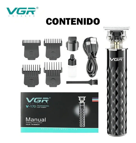 Maquina Corta Pelo Barba Calvo Trimmer Recargable