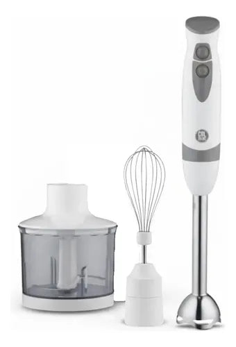 Licuadora Mano 550w 2 Velocidades Con Accesorios Sin Vaso
