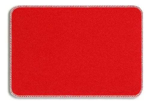 Alfombra De Entrada Base Goma Antidesliz 30 Cm 50 Cm Gris