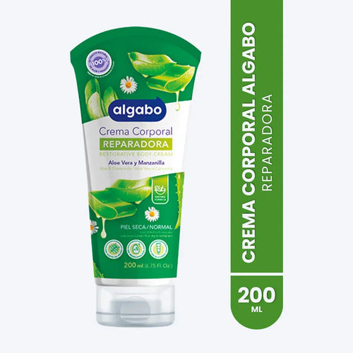 Crema Corporal Aloe y Manzanilla 200ml Algabo · 17685 · foto 02