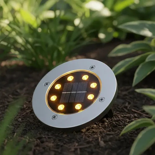 Estaca Solar Led Pinche Exterior Jardin Impermeable Piso