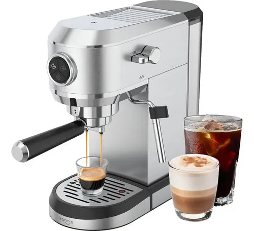 Cafetera Eléctrica Vonne Ccai-exp3 Plateada Expreso