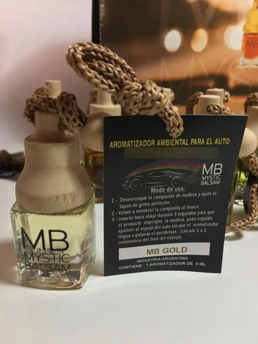 Mystic Balsam - Aromatizador Para Autos - |yoamomiauto| Color Naranja Claro Fragancia Limon Italiano