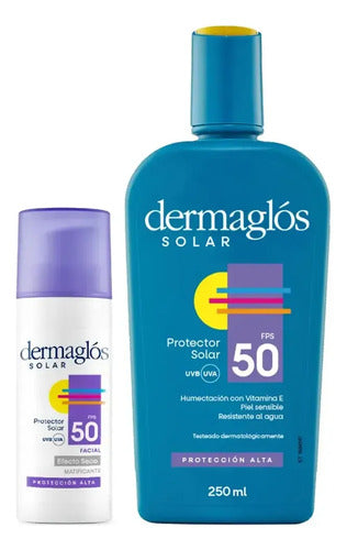 Dermaglós Combo Protección Solar Corporal y Facial FPS 50 · 18139 · foto 01