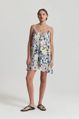 Vestido Tilo Estampado De Mujer Maria Cher Cupro Estampado
