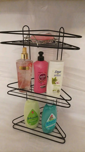Esquinero Organizador Repisa Triple Baño
