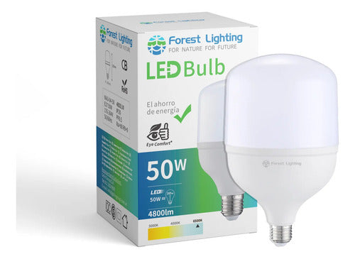 Lampara Led Alta Potencia Galponera 50w