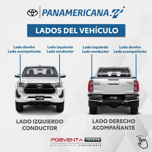 Perilla Calefacción Toyota Hilux 2011/15 Negro