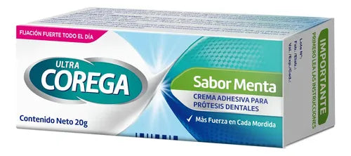 Crema Corega 3d Ultra Menta 20 Gr