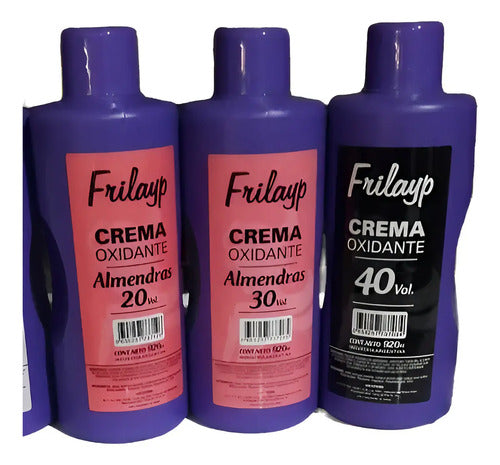 Crema Oxidante Frilayp 40 Vol 920 Ml Sin Amoníaco Sin Tono