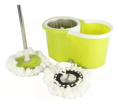 Balde Mopa Centrifugo Home & Co Verde 2p