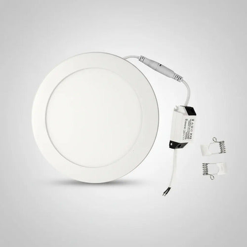Plafón Led Lumie 12w Redondo Frío 1u Frío