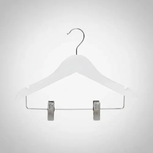 Pack de 10 Perchas de Madera Blancas con Ganchos para Niños · 15895 · foto 04