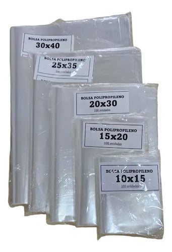 Bolsa de Polipropileno Celofán Plastimar 50x70 cm Pack x 100 · 15845 · foto 01