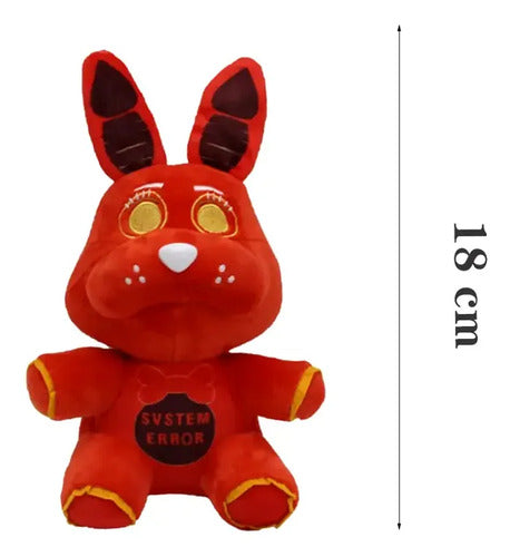 Peluche Compatible Five Nigths At Freddys Foxy Animatronic Naranja