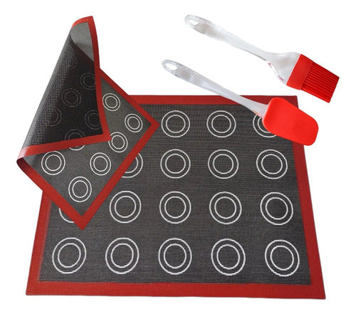 Placa Silicona Horno Wanneg Antiadherente Rojo 1u Rojo