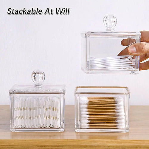 Organizador De Maquillaje Y Cosmeticos Doble De Acrilico