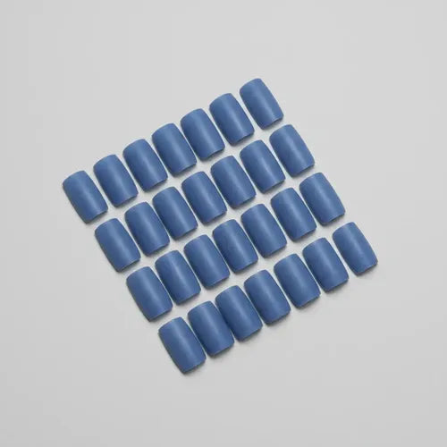 Press On Tips Autoadhesivo Cuadradas Cherimoya 30u Zh023