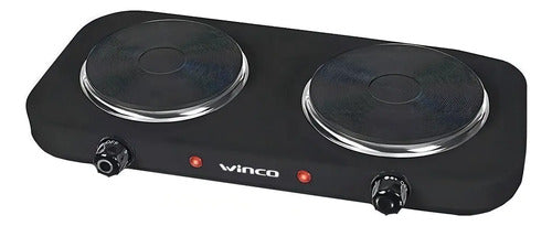 Anafe Eléctrico Winco W41 Negro · 16238 · foto 01