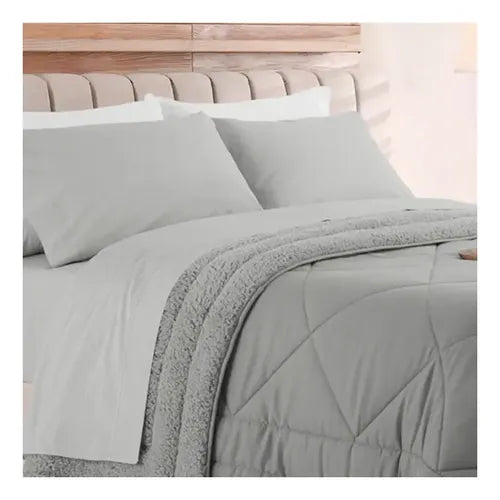 Acolchado Jean Cartier Duo 2 1/2 Plazas Gris 220 x 240 cm · 8470 · foto 04