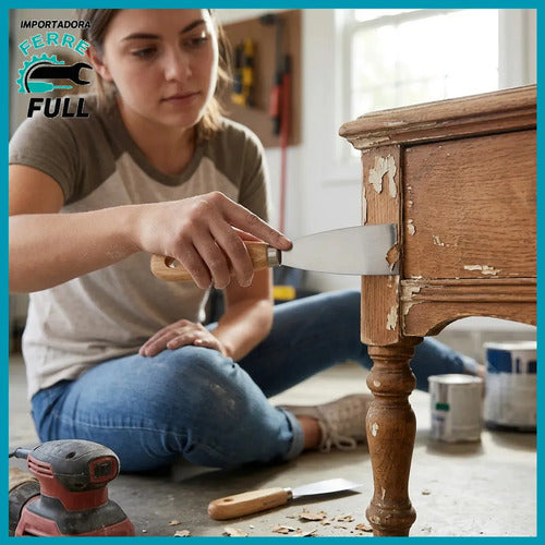 Espátulas de Pintor con Mango de Madera 1, 2 y 3 Pulgadas Pack x 3 · 15932 · foto 05