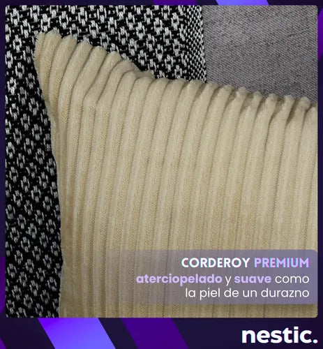 Funda Almohadón Terciopelo Suave Pana Felpa Living Cama