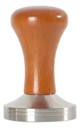 Tamper de Acero Inoxidable 58mm Barista Peipe Madera · 15847 · foto 01
