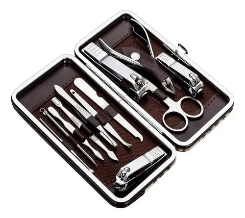 Set Manicura Pedicura 12 Piezas De Acero Inoxidable En Estuche · 17842 · foto 06