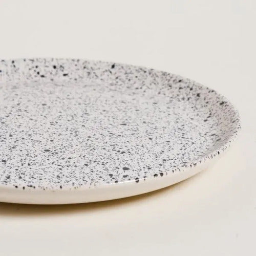 Set X6 Platos De Postre Bitlis Cerámica 20cm Blanco