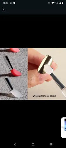 Insumos Para Uñas Pincel Brocha Aplicador De Polvos