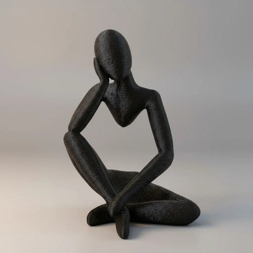 Combo X3 Adorno Figura Pensante Original Negro