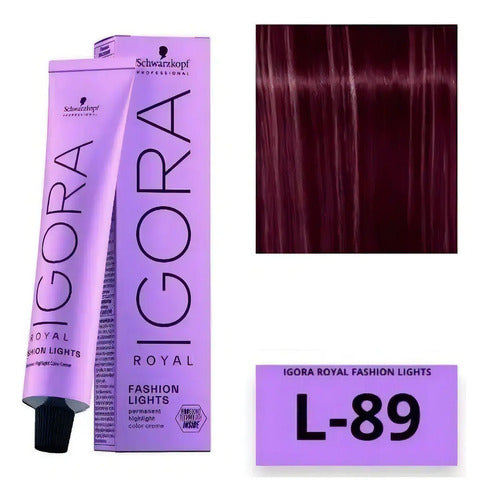 Tintura Schwarzkopf Igora Royal Fashion Lights L-89 60 g · 17514 · foto 01