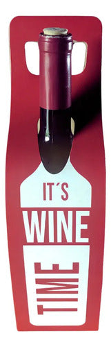 Bolsas Vino Soporte 10u Rojo
