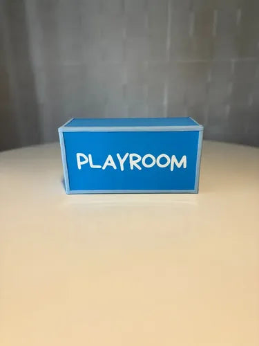 Velador Con Luz Maibrú Para Mesa Escritorio Celeste Playroom
