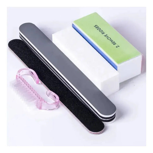 Combo de Limas para Limpieza y Pulido de Uñas 86 Irons x5 Piezas · 16660 · foto 01