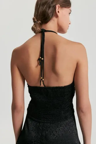 Top Madoz Negro De Mujer Maria Cher Viscosa Negro Sin