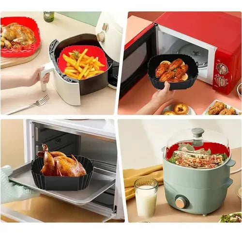 Molde Bandeja Silicona Cuadrada Freidora Aire Air Fryer 5-7l · 20560 · foto 06