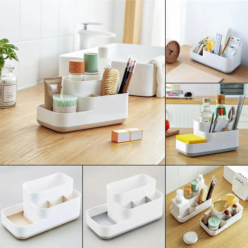 Organizador Multiuso Escurridor Cubiertos Divisiones Cocina