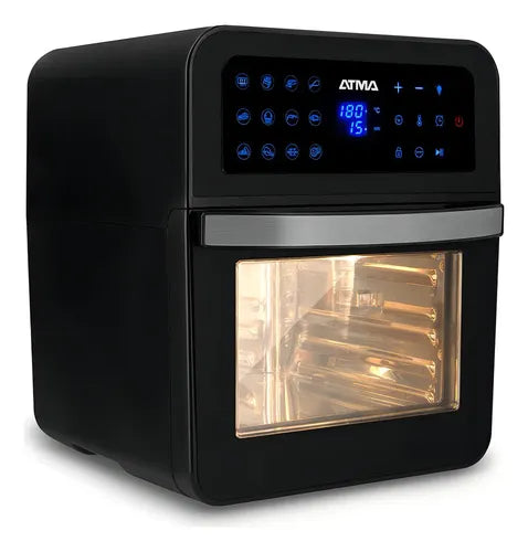 Horno Y Freidora De Aire Digital Atma 94hfr582dp 11,6 L Plateado Negro