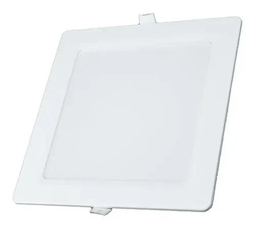 3 Plafones Led Cuadrados Embutir 18w Luz