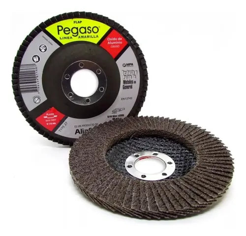 Disco Desbaste Pegaso 115mm Óxido Aluminio Grano 60 Metales Pack 10 40
