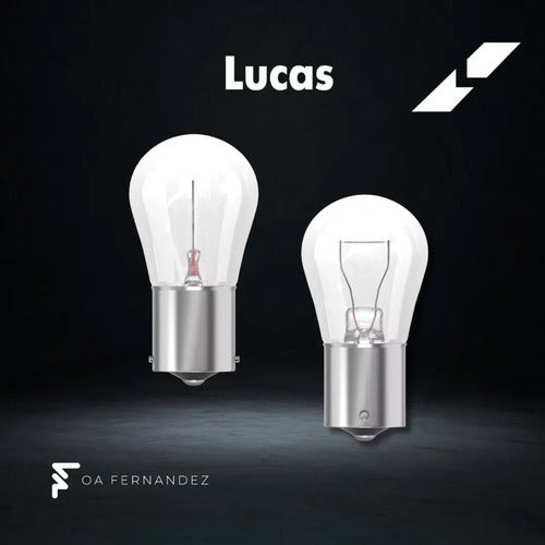 Caja X 10 Lampara Auto Miniatura P21w 12v 21w Halogena Lucas